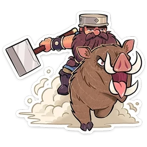 Торадин — стикер для MAX