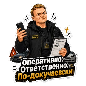 Комиссар — стикер для MAX