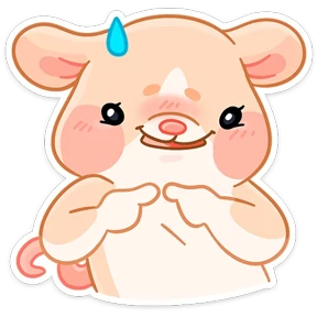 Крошка обнимышка — стикер для MAX