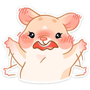 Крошка обнимышка — стикер для MAX