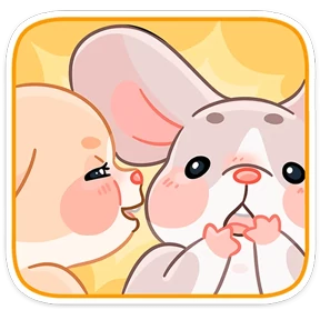 Крошка обнимышка — стикер для MAX
