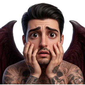Люцифер — стикер для MAX