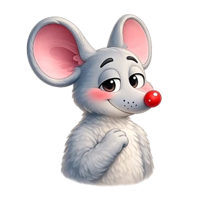Emotional Little Mouse — стикер для MAX