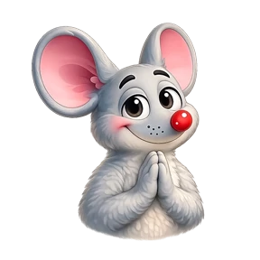 Emotional Little Mouse — стикер для MAX