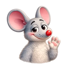 Emotional Little Mouse — стикер для MAX