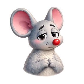 Emotional Little Mouse — стикер для MAX