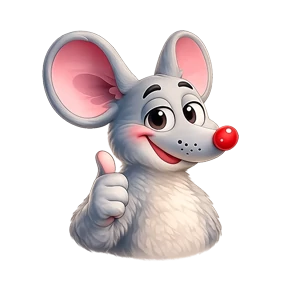 Emotional Little Mouse — стикер для MAX