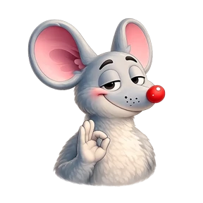 Emotional Little Mouse — стикер для MAX