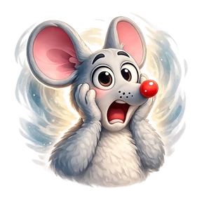 Emotional Little Mouse — стикер для MAX