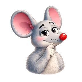 Emotional Little Mouse — стикер для MAX