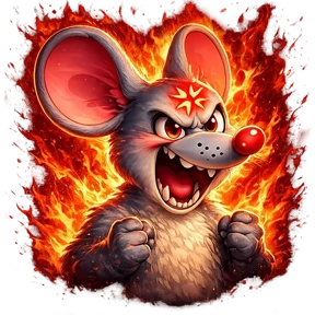 Emotional Little Mouse — стикер для MAX