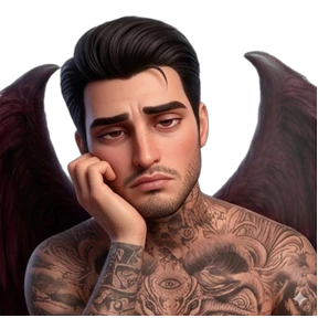 Люцифер — стикер для MAX