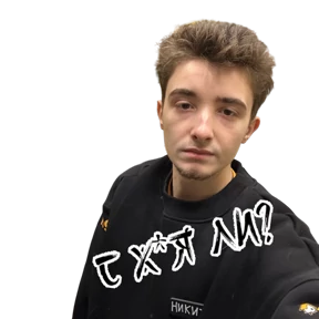Нирыбий — стикер для MAX