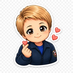 Наташа — стикер для MAX