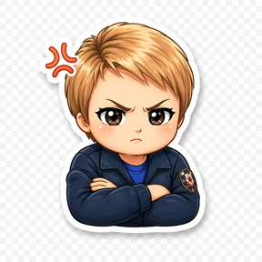 Наташа — стикер для MAX