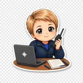 Наташа — стикер для MAX