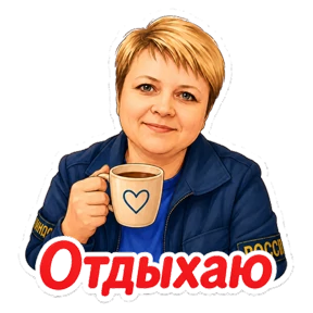 Наташа — стикер для MAX