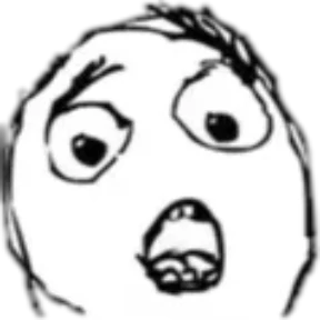 Troll Face — стикер для MAX