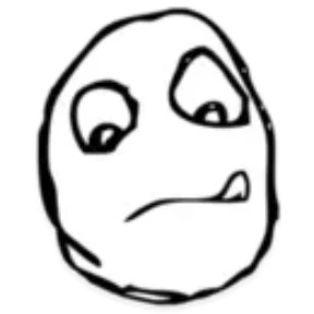 Troll Face — стикер для MAX