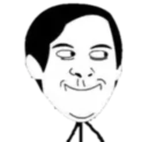 Troll Face — стикер для MAX