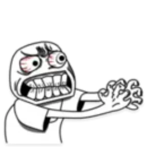 Troll Face — стикер для MAX