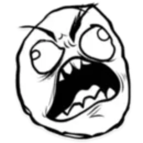 Troll Face — стикер для MAX