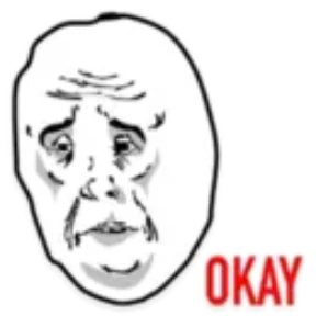 Troll Face — стикер для MAX