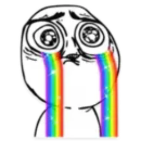 Troll Face — стикер для MAX