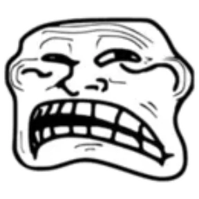 Troll Face — стикер для MAX
