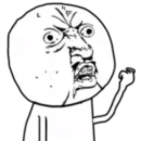 Troll Face — стикер для MAX