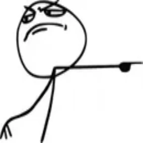 Troll Face — стикер для MAX