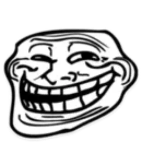 Troll Face — стикер для MAX