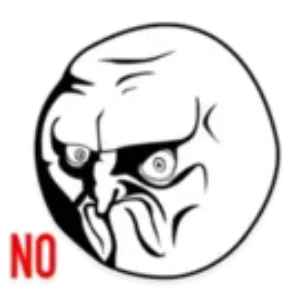Troll Face — стикер для MAX
