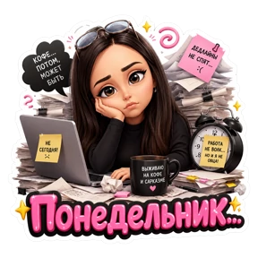 Стикерпак Работа для мессенджера MAX