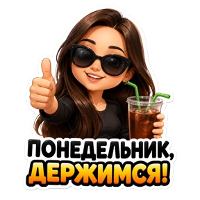 Работа — стикер для MAX