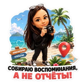 Работа — стикер для MAX
