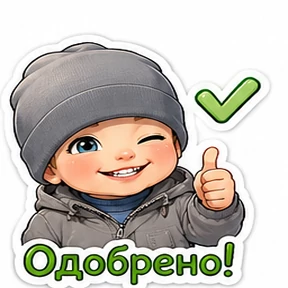 Мои — стикер для MAX