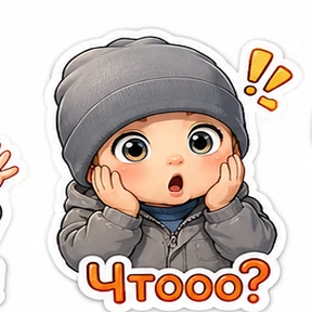 Мои — стикер для MAX