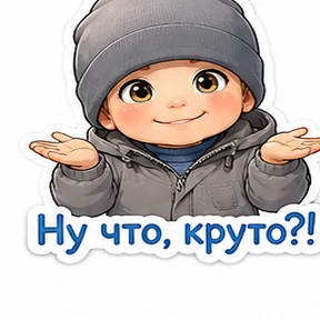 Мои — стикер для MAX