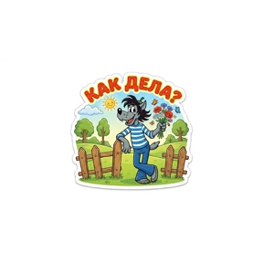 Ну погоди! — стикер для MAX