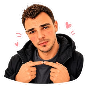Мур — стикер для MAX