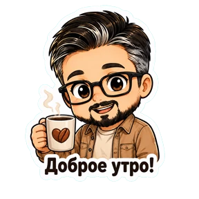 AntonVx (Chibi) — стикер для MAX