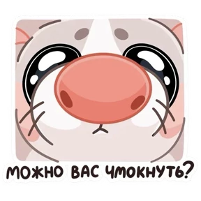 Обнимышки — стикер для MAX
