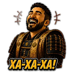 Самурай Shiro — стикер для MAX