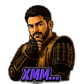 Самурай Shiro — стикер для MAX