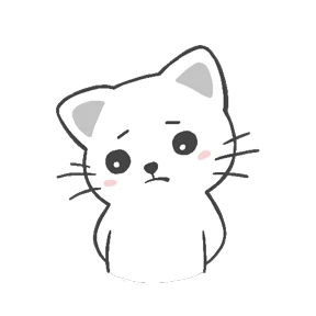 Котик — стикер для MAX
