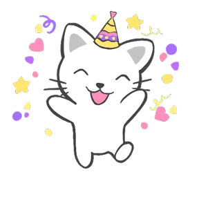 Котик — стикер для MAX