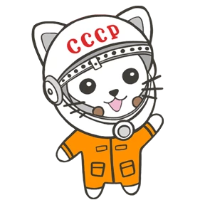 Котик — стикер для MAX