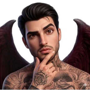 Люцифер — стикер для MAX
