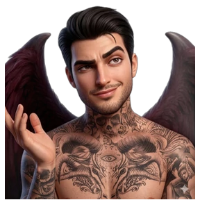 Люцифер — стикер для MAX